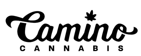 Camino cannabis gummies brand logo black script by Kiva - Shop at GSNG dispensary Kingston NJ