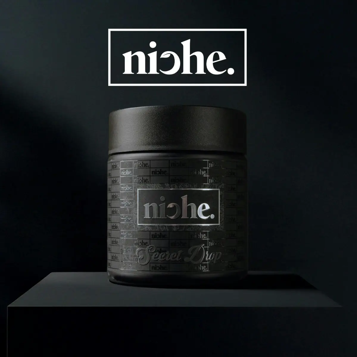 Niche specialized cannabis brand logo black packaging - Shop at GSNG Kingston NJ dispensary