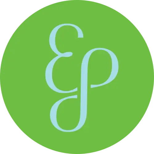 Edie Parker luxury cannabis brand logo green EP - Shop at GSNG Kingston NJ dispensary near Princeton