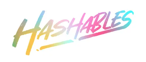 Hashables cannabis edibles brand logo colorful gradient script - Buy at GSNG Kingston NJ