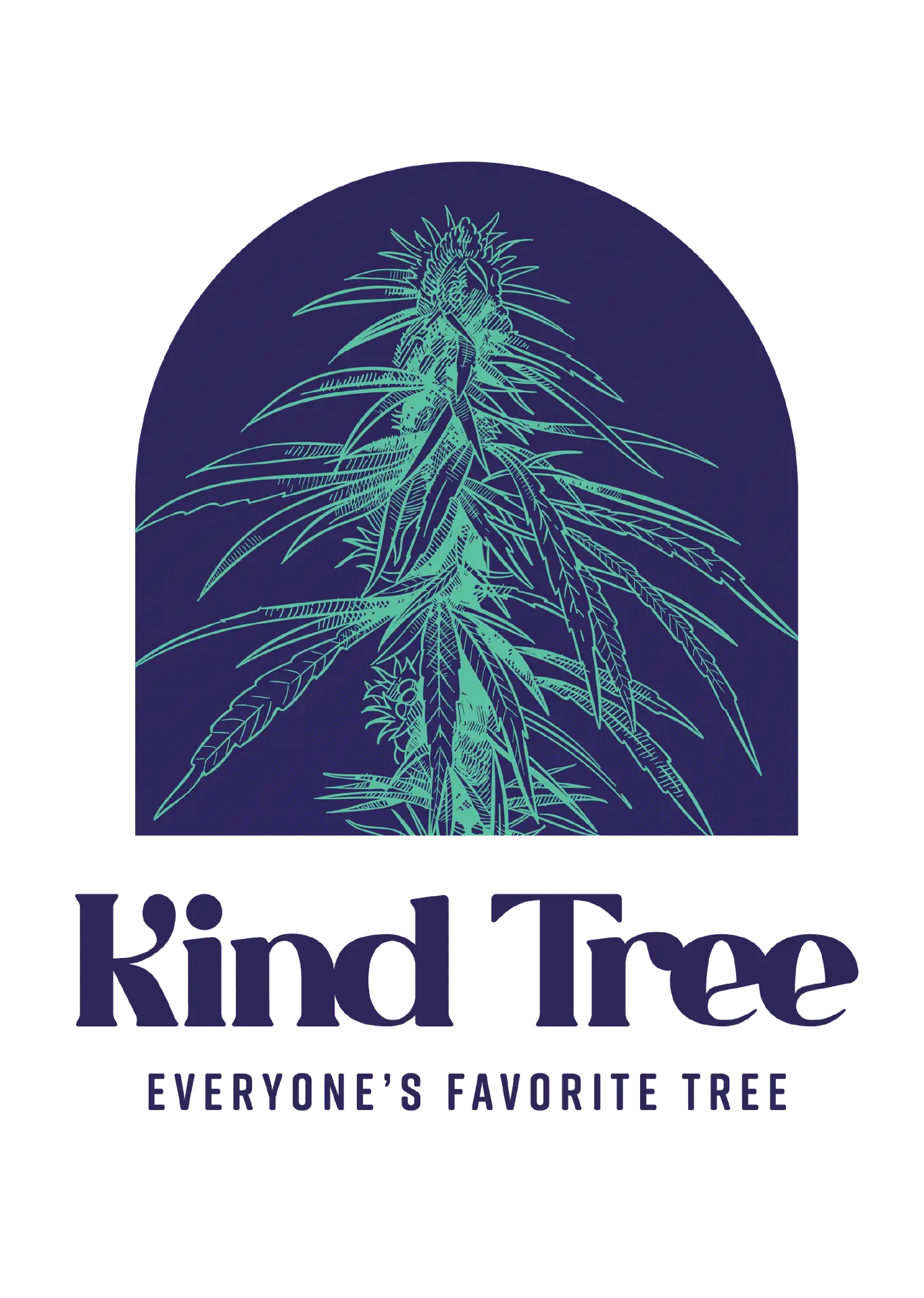 Kind Tree cannabis brand logo purple - Veteran founded cannabis at GSNG Kingston NJ near Princeton