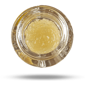 Cannabis concentrate wax dab golden amber glass jar - Buy concentrates at GSNG dispensary Kingston NJ near Princeton New Brunswick